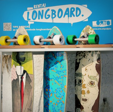 ORTO Podpira longboarde